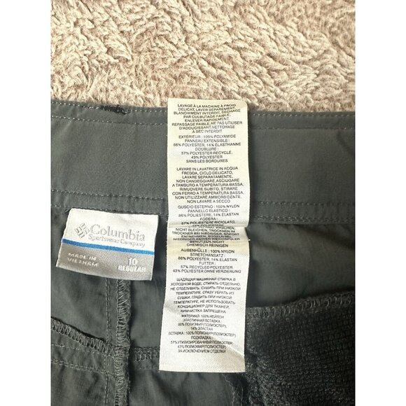 Columbia Womens Silver Ridge Walking Hiking Outdoor Pant Gray Size 10 Regular - Picture 8 of 14